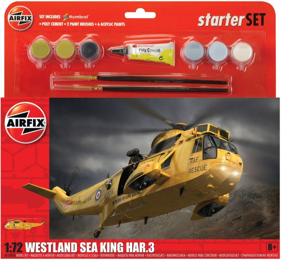 Airfix 1:72 Scale Hanging Gift Set Westland Sea King HAR.3
