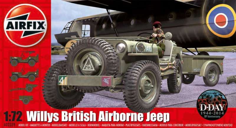 Airfix 1:76 Scale Willys MB Jeep