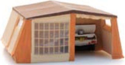 Artitec 1:87 Scale Alpenkreuzer Pop-Up Camper Open Ready Made Painted