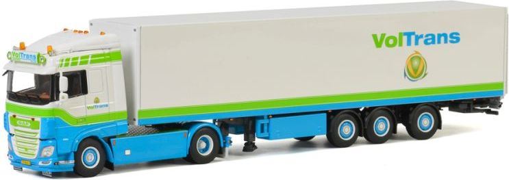 WSi 1:50 Scale DAF XF SPACE CAB MY2017 4x2 BOX TRAILER Voltrans