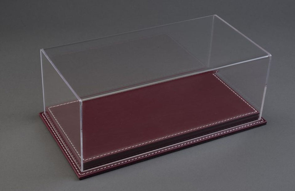 Atlantic  1/18th Scale Mulhouse  Display Case with Burgundy Leather Base
