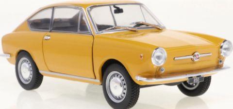 Whitebox 1:24 Scale Fiat 850 Coupe Orange 1965