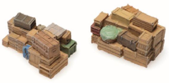 Artitec 1:87 Scale Cargo: General Cargo (26 X 17 MM + 26 X 17 MM) 1:87 Ready-Made, Painted