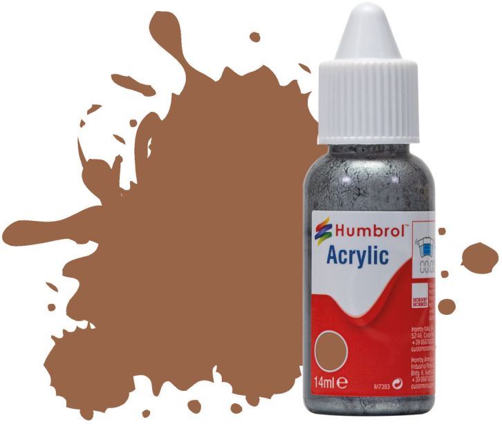 Humbrol 14ML  Antique Bronze Metallic Acrylic Paint Dropper Bottle