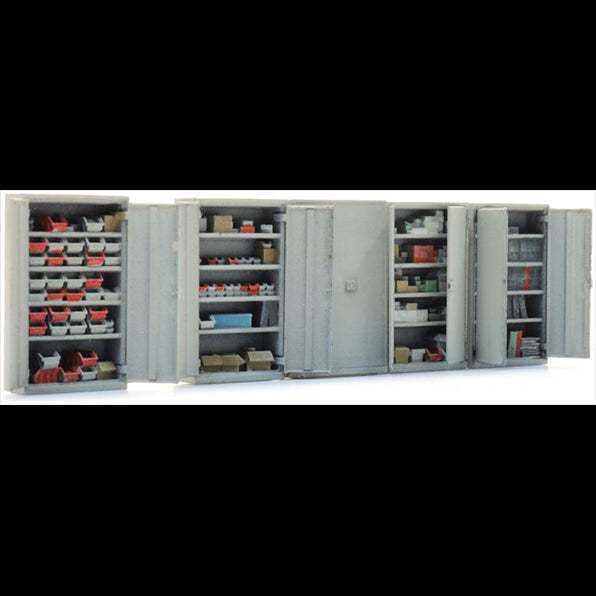 Artitec 1:120 Scale Workshop Tool Cabinets Ready-Made, Painted