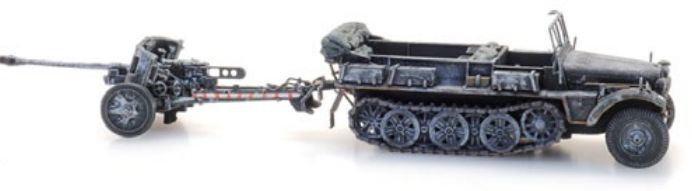 Artitec 1:87 Scale Sd.Kfz. 10 + PAK 38 Winter WM ready 1:87