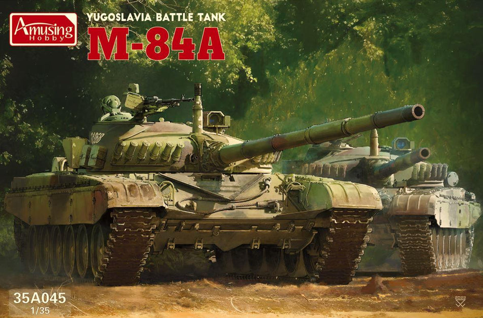 AMUSING Hobby 35A045 1/35 Scale M-84A Yugoslavia battle tank NEW  MAY 2023