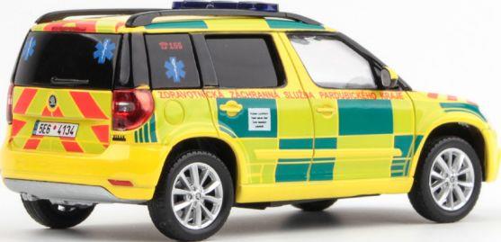Abrex 1:43 Scale Skoda Yeti FL 2013 EMS Of Pardubice Region 161
