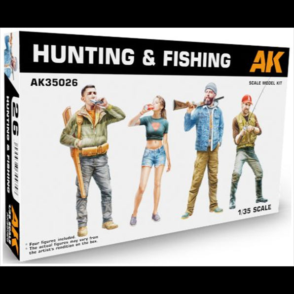 AK Interactive 1/35th Scale Hunting and Fishing