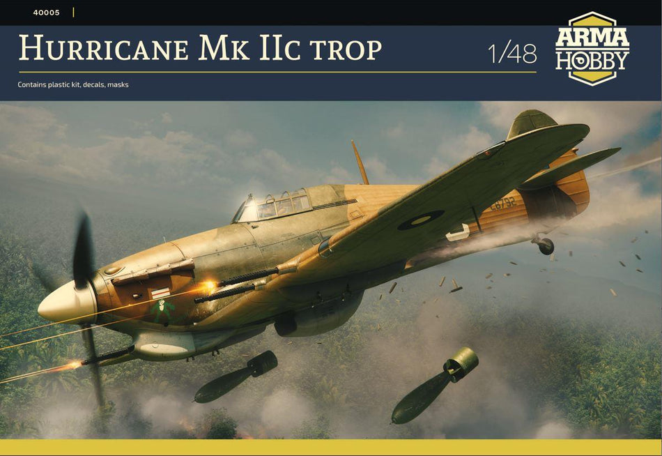 Arma Hobby AH40005 1/48 Scale Hawker Hurricane MK IIc Trop