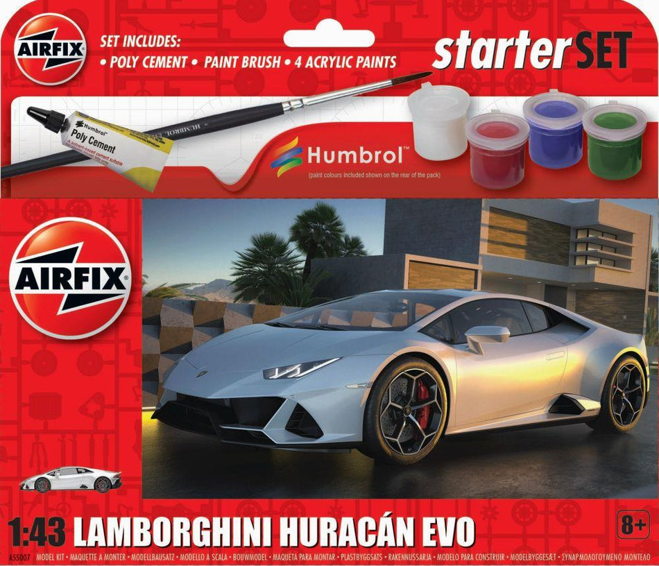 Airfix 1:43 Scale Starter Set - Lamborghini Huracan