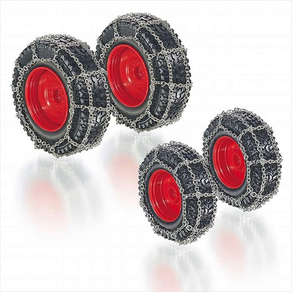 Wiking 1:32 Scale Wheel Set with Chains for Fendt 828 Vario