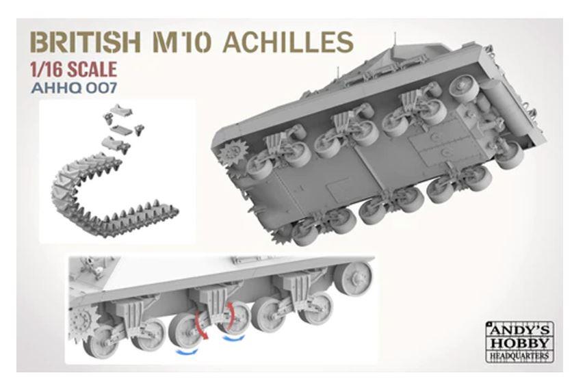 Andys Hobby HQ 007 1/16 Scale British Achilles M10 IIc Tank Destroyer Model Kit