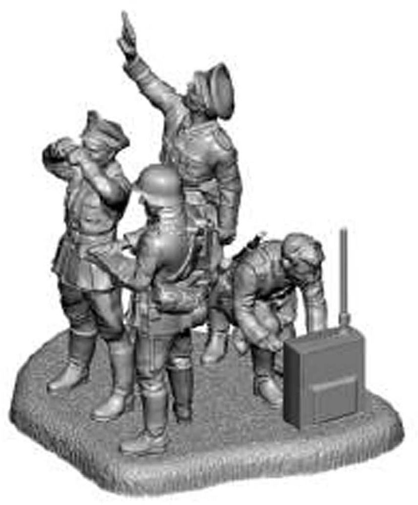 Zvesda Kits 1:72 Scale German HQ WWII Staff