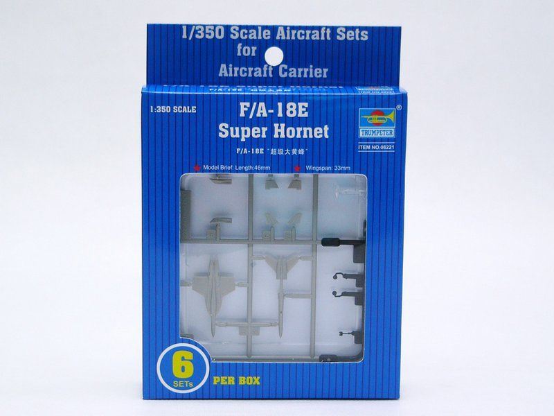 Trumpeter 1:350 Scale F/A-18E Super Hornet (qty 6)