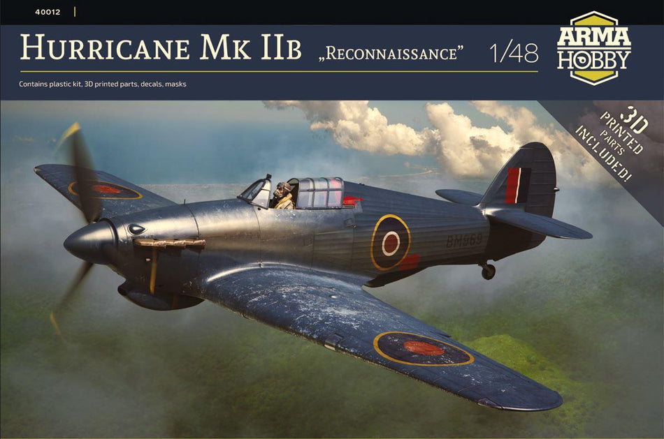 Arma Hobby 40012 1/48 Scale Hawker Hurricane Mk.IIb Reconnaissance