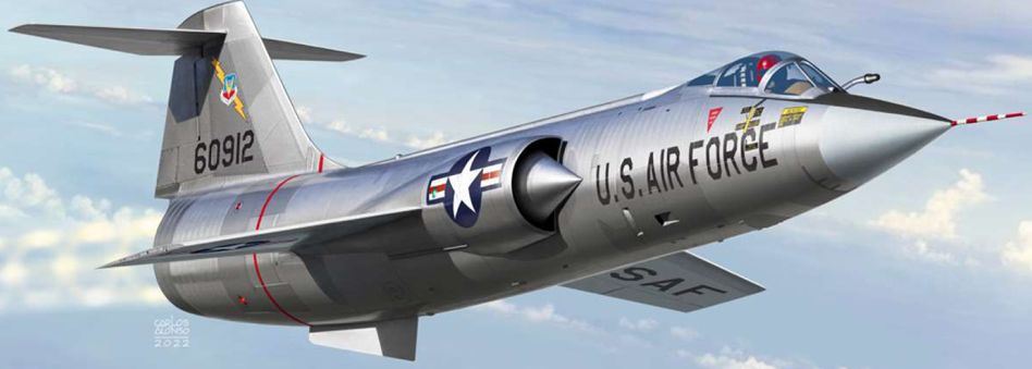 Academy Kits 1:72 Scale USAF F-104C Starfighter 'Vietnam War'