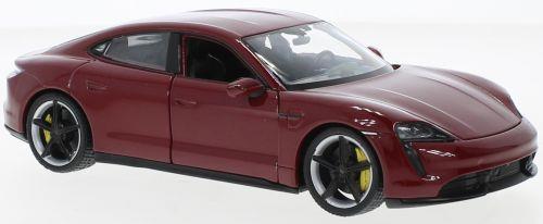 Welly 1:24 Scale Porsche Taycan Turbo S Red