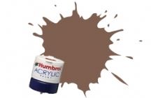 Humbrol 14ML  Brown Matt Acrylic Potlet (Plus 30% Extra Free)