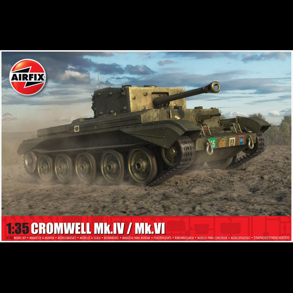 Airfix 1:35 Scale Cruiser Mk.VIII A27M Cromwell Mk.IV / Mk.V