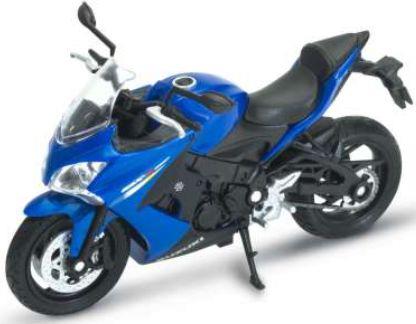 Welly 1:18 Scale Suzuki 2017 GSX-S1000F Blue/Black