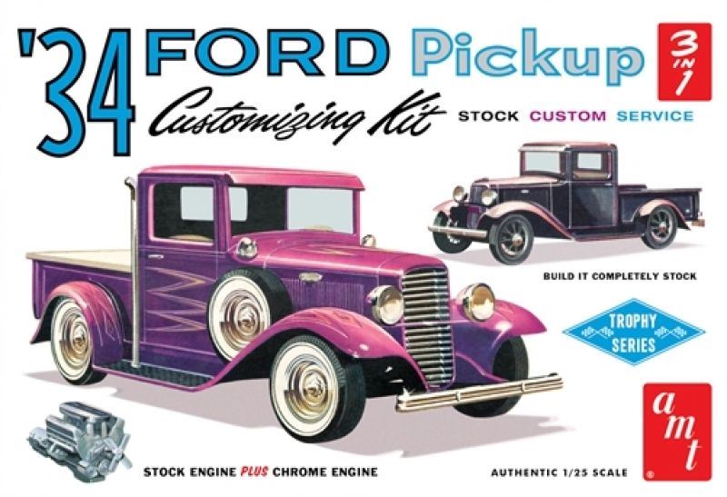 AMT Kits 1:25 Scale Ford Pickup 1934