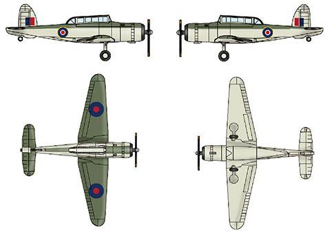 Trumpeter 1:350 Scale Blackburn Skua (qty 6)