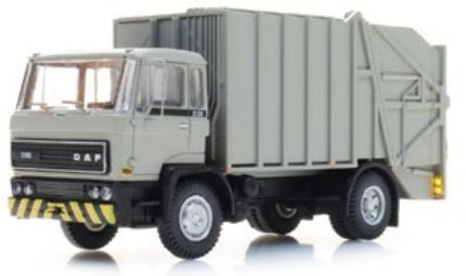 Artitec 1:87 Scale DAF Tipping Cab B Garbage Truck Grey ready 1:87