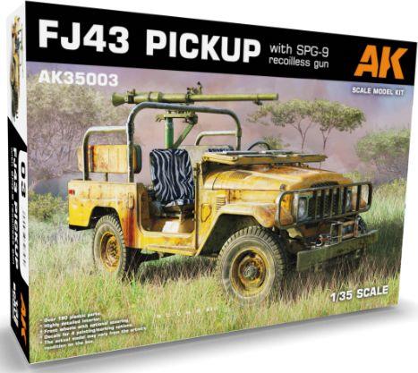 AK Interactive 1:35 Scale FJ43 Pickup w/SPG-9 Recilless Gun