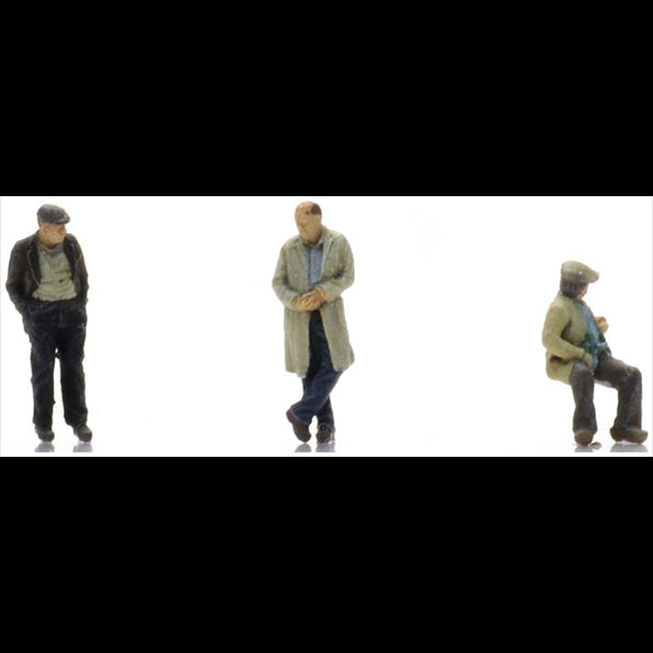 Artitec 1:160 Scale Loitering Men (3x) Ready-Made Figures
