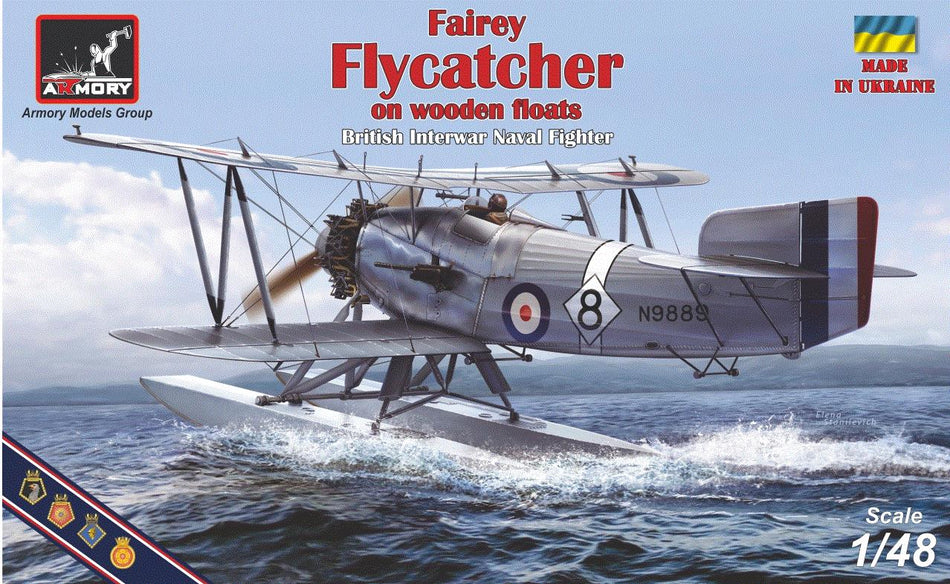 ARMORY MODELS 48003 1:48 Scale Fairey Flycatcher British Interwar FAA Floatplane Fighter early version.