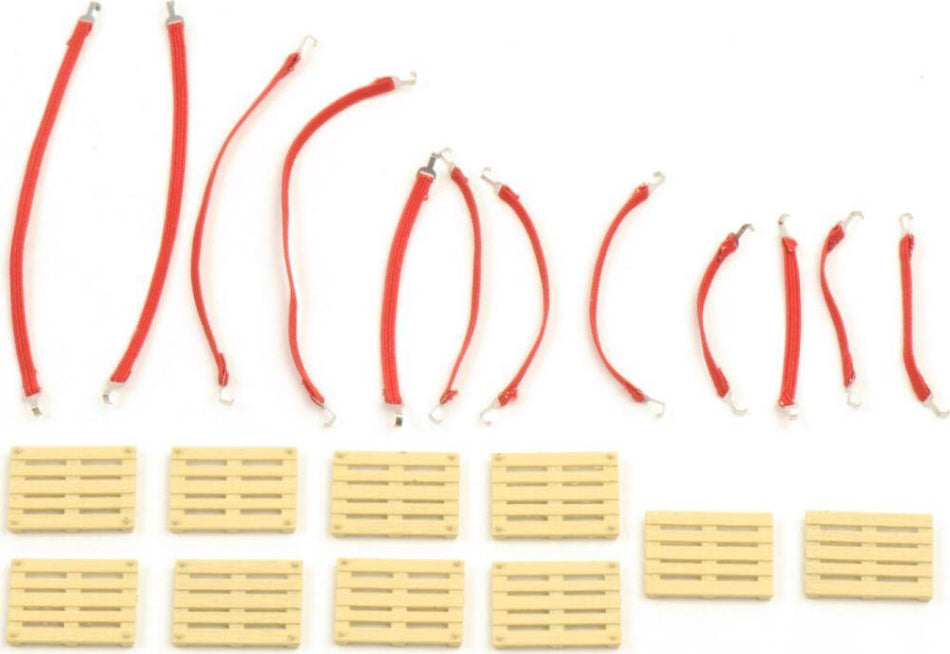 WSi 1:50 Scale Straps & Pallets (x10)