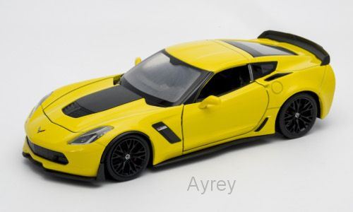 Welly 1:24 Scale Chevrolet Corvette Z06, yellow