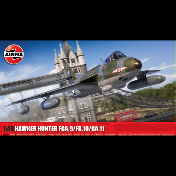 Airfix 1:48 Scale Hawker Hunter FGA.9/FR.10/GA.11