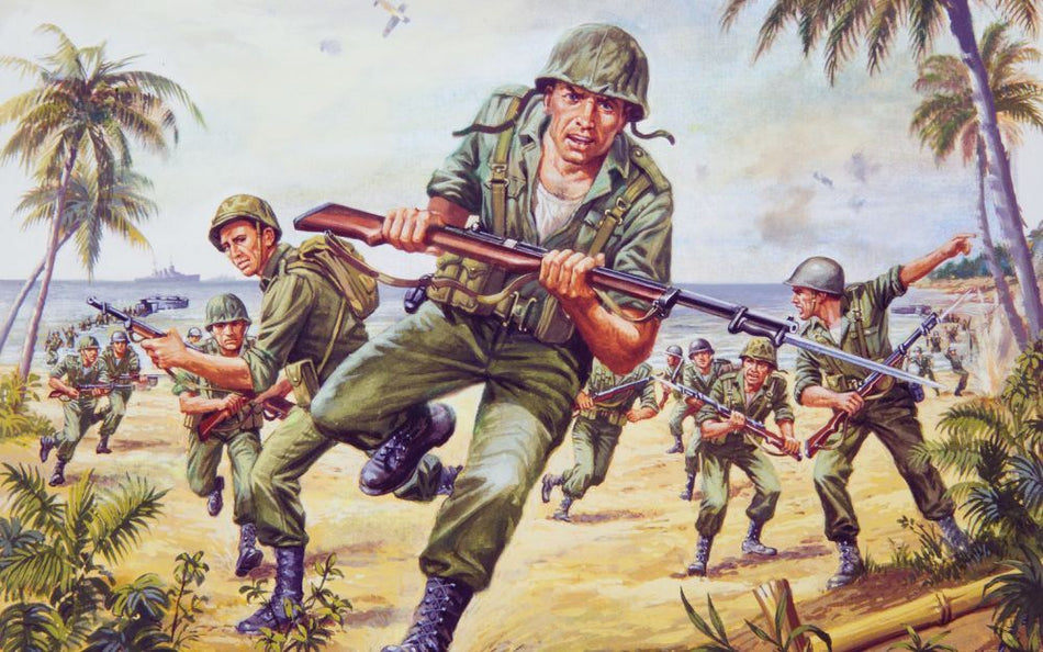 Airfix 1:76 Scale WWII US Marines