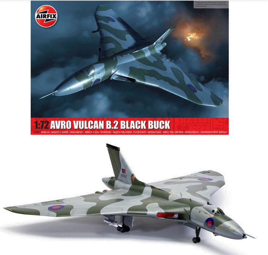 Airfix A12013 1/72 Scale Avro Vulcan B.2 Black Buck Model Kit