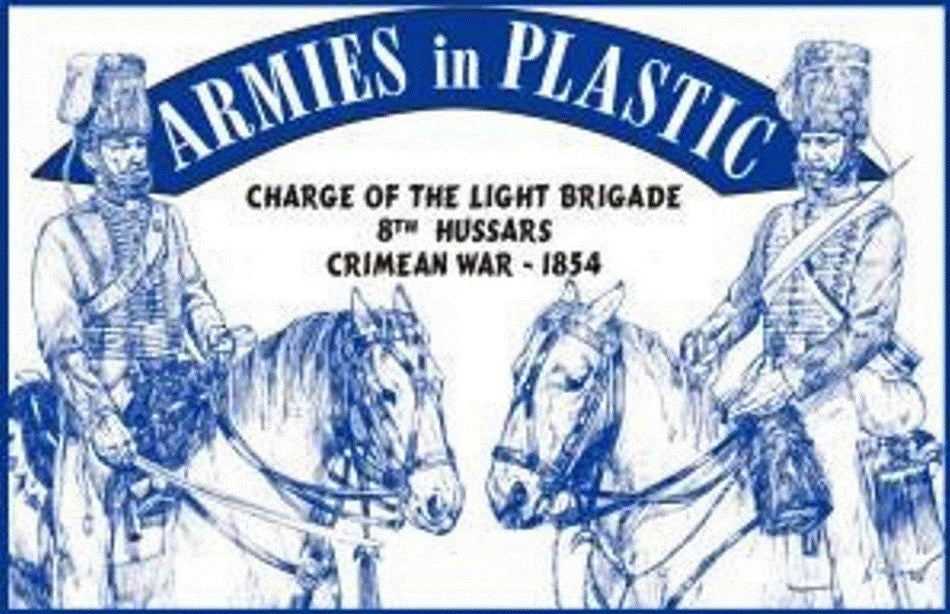Armies In Plastic 5517 1:32 Scale Crimean War Charge of the Light Brigade 8th Hussars 1854 5 Troopers