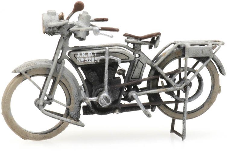 Artitec 1:87 Scale WWI NSU Motorcycle Epoch I Military 1:87 Ready-Made, Painted