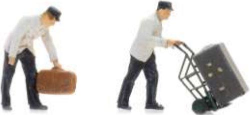 Artitec 1:87 Scale Dutch Platfrom Staff w/Luggage (2 Figures)