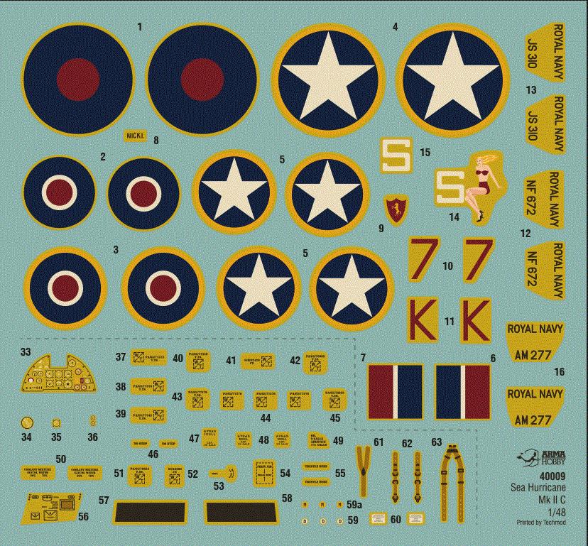 Arma Hobby AH40009 1/48 Scale Hawker Sea Hurricane MK IIc