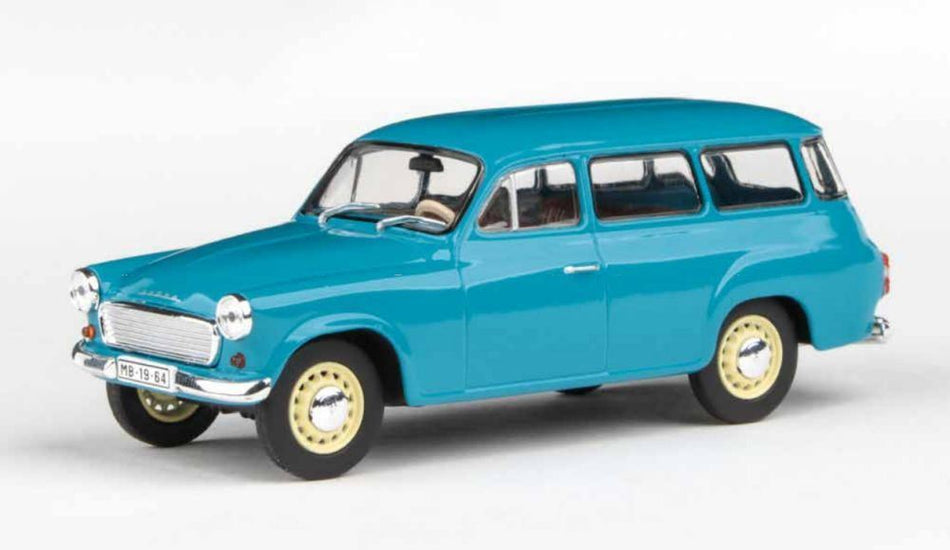 Abrex 1:43 Scale Skoda 1202 1964 Dark Turquoise