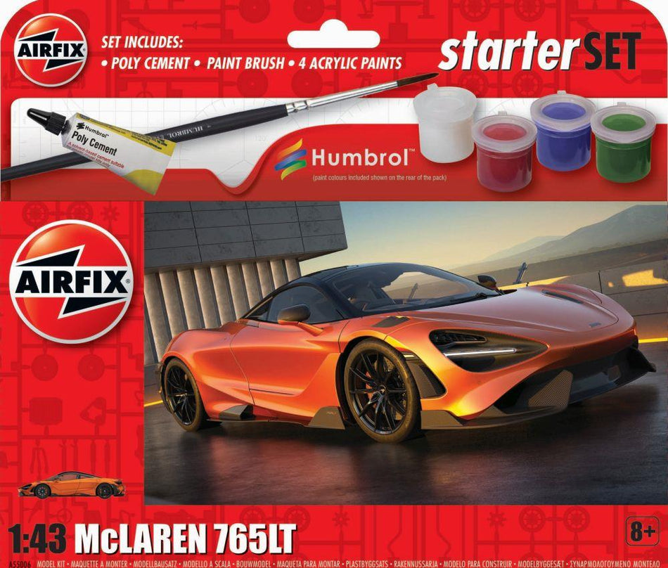 Airfix 1:43 Scale Starter Set - McLaren 765