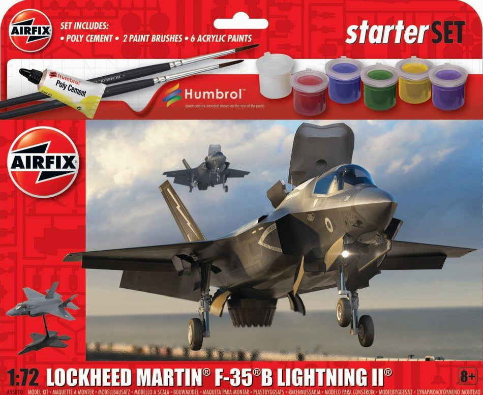 Airfix 1:72 Scale Starter Set - Lockheed Martin F-35B Lightn