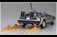 Aoshima 1:24 Scale Delorean Time Machine From Back To The Future Part 1