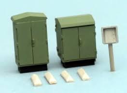 Artitec 1:87 Scale Set of switch boxes Kit (Unpainted)