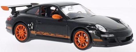 Welly 1:24 Scale Porsche 911 GT3 RS (997) - Black/Orange