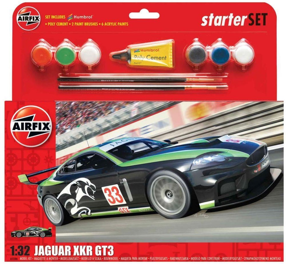 Airfix 1:32 Scale Hanging Gift Set Jaguar XKR GT3