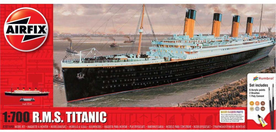 Airfix 1:700 Scale RMS Titanic Medium Gift Set