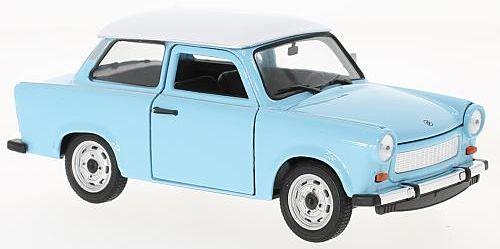 Welly 1:24 Scale Trabant 601 - Blue/White roof