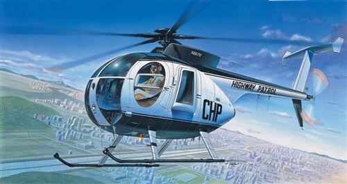 Academy Kits 1:48 Scale Hughes Police 500D